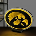 thumbnail image 5 of Iowa Hawkeyes LED Infinity Logo Light, 5 of 7