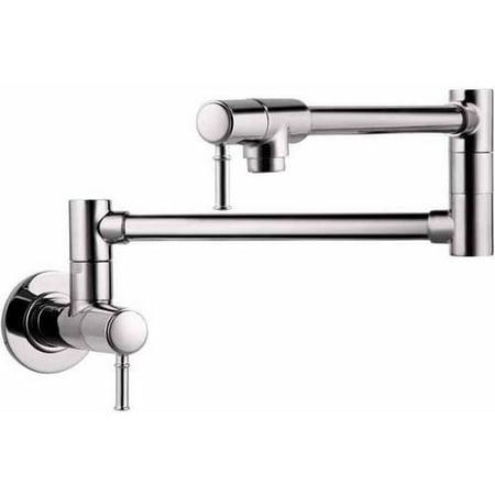 Bronze Pot Filler Faucet Hansgrohe 04218830 Talis C Wall-Mounted Pot Filler Faucet with 25