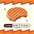 thumbnail image 3 of Rip Van Wafels Dutch Caramel Mini Stroopwafels, Baked, Low Carb, Low Sugar, Non-GMO, Keto Friendly, 32 Pack, 3 of 7