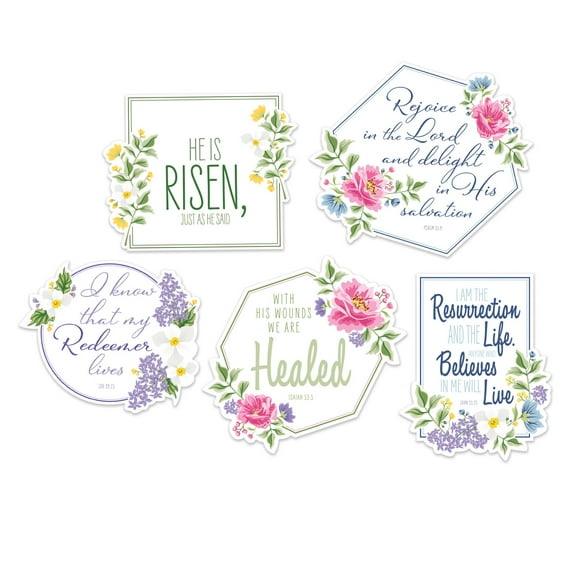 He Is Risen Cutouts 5 Per Pack