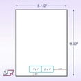 thumbnail image 2 of Integrated Laser Form with Label Combination 2x1"  2 Labels  250 Pack, 2 of 4
