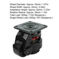 4pcs Level Adjustment Caster GD-80F Roller Wheel Leveling Caster