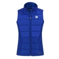 thumbnail image 2 of Women's Cutter & Buck  Blue Duke Blue Devils Evoke Hybrid Eco Softshell Recycled Full-Zip Vest, 2 of 3