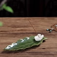 thumbnail image 1 of Handmade Lotus Ceramic Incense Holder Incense Burner, 1 of 7