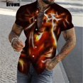 thumbnail image 4 of Camisetas con estampado digital "Jesús ama a todos", gráficas cristianas para hombre, blusas casuales de manga corta de talla grande, camisas ajustadas para hombre, 4 of 5