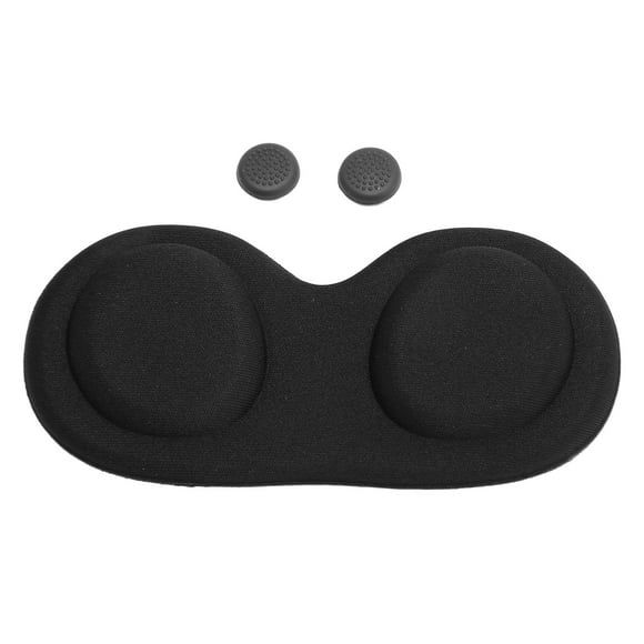 VR Lens Protective Cover, VR Lens Dust Cover Sunlight Blocking Washable Reusable Thickened Shock Absorbing with Handle Rocker Cover for VR Headset
