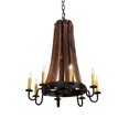 thumbnail image 3 of Meyda Tiffany 224987 Barrel Stave 8 Light 24" Wide Taper Candle Style Chandelier - Natural, 3 of 3