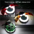 thumbnail image 3 of Ladybug Mini Fan LED Mirror Light USB Ladybug Mini Fan LED Rechargeable Portable Makeup Hand Mirror, 3 of 9
