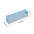 thumbnail image 3 of EGNMCR Organization and Storage, Storage Bins, Storage Containers Student SingleLayer Mesh Pencil Case Portable LargeCapacity StainResistant Rectangular Storage Pouch Mesh pencil cases, 3 of 6