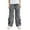 C7Light Gray, variant on lnmuld Winter Pants Star Patch Wide Leg Jeans for Boys and Girls Size:9-10 Years