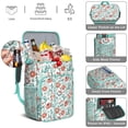 thumbnail image 5 of Travel Cooler Bag - Pioneer Flower Floral Print Pattern Camping Beer Cooler Backpack with Bottle Opener- Waterproof Insulated Picnic Backpacks - Cooler Bag for Beach, 5 of 6