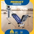 thumbnail image 2 of Total Gym Evolve Home Fitness Full Body Workout Machine with 16 Resistance Levels, Blue, 2 of 9