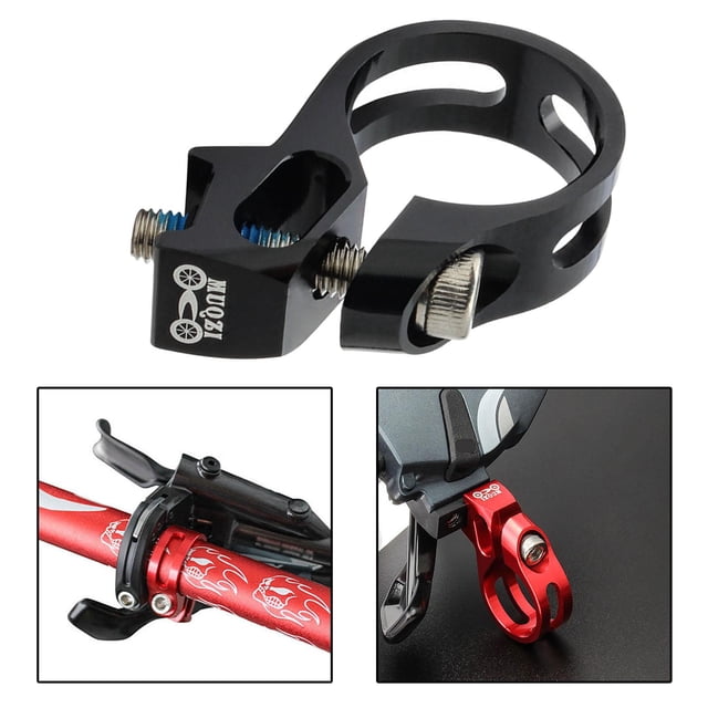 El conjunto de abrazadera de gatillos de de montaña adaptaciónción a X5 X7 X9 X0 XX XO1XX1, abrazadera de para manilr Negro DYNWAVEMX Abrazadera de cambio de bicicleta