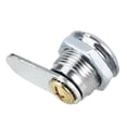 thumbnail image 4 of Unique Bargains 2PCS 5/8' Cylinder Zinc Alloy Chrome Finish Cam Lock w Key, Keyed Different, 4 of 6