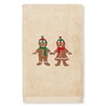 thumbnail image 2 of Linum Home Textiles Christmas Gingerbread Embroidered Luxury 100% Turkish Cotton Hand Towel, 2 of 3