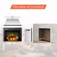 thumbnail image 6 of Edendirect 30 in. Electric Fireplace Insert,Remote Control,Adjustable Flame Brightness,750W/1500W,Quiet, 6 of 9