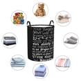 thumbnail image 4 of Prayer Of The Lord Foldable Laundry Hamper with Handle Storage Basket for Clothes Toys & Organizing, 4 of 6