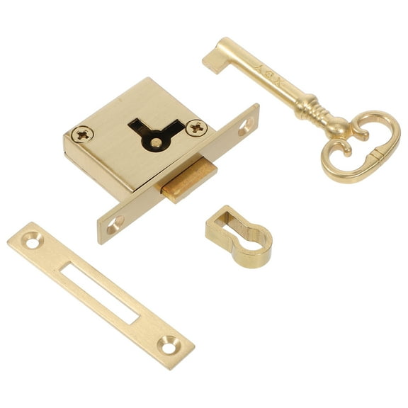 Raindrops MLINS 1 Set Vintage Decorative Locks for Cabinet Door Closet Mailbox Office Desk Drawer with Key Security Locks for Drawers