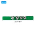thumbnail image 2 of Unique Bargains 2 Pcs Clochettes de Poignet, Clochettes à Grelots Clochettes de Cheville Instruments de Percussion Rythme Musical pour Fête Noël, Vert, 2 of 5