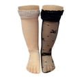 thumbnail image 2 of Calcetines para niños, ultrafinos, estilo coreano, para niñas, con encaje dulce, calcetines de tubo medio, de malla hueca, transpirables, antimosquitos, calcetines de aire acondicionado, 2 of 6
