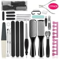 thumbnail image 2 of Manicure Pedicure Tools, Professional Pedicure Kit For Indoor And Outdoor Use, 27PCS High-Quality Stainless Steel Foot Care Tools With Foot Rasp And Dead Skin Remover For Smooth Feet, 2 of 8