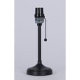 thumbnail image 4 of Mainstays 13.5 in Black Stick Table Lamp with White Fabric Shade, 4 of 4