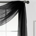 thumbnail image 5 of KDFWDM Extra Long Sheer Window Scarf Valance, Valances Swag for Windows- Living Room, Kitchen, Wedding Arches, Bedroom Decoration, 5 of 6