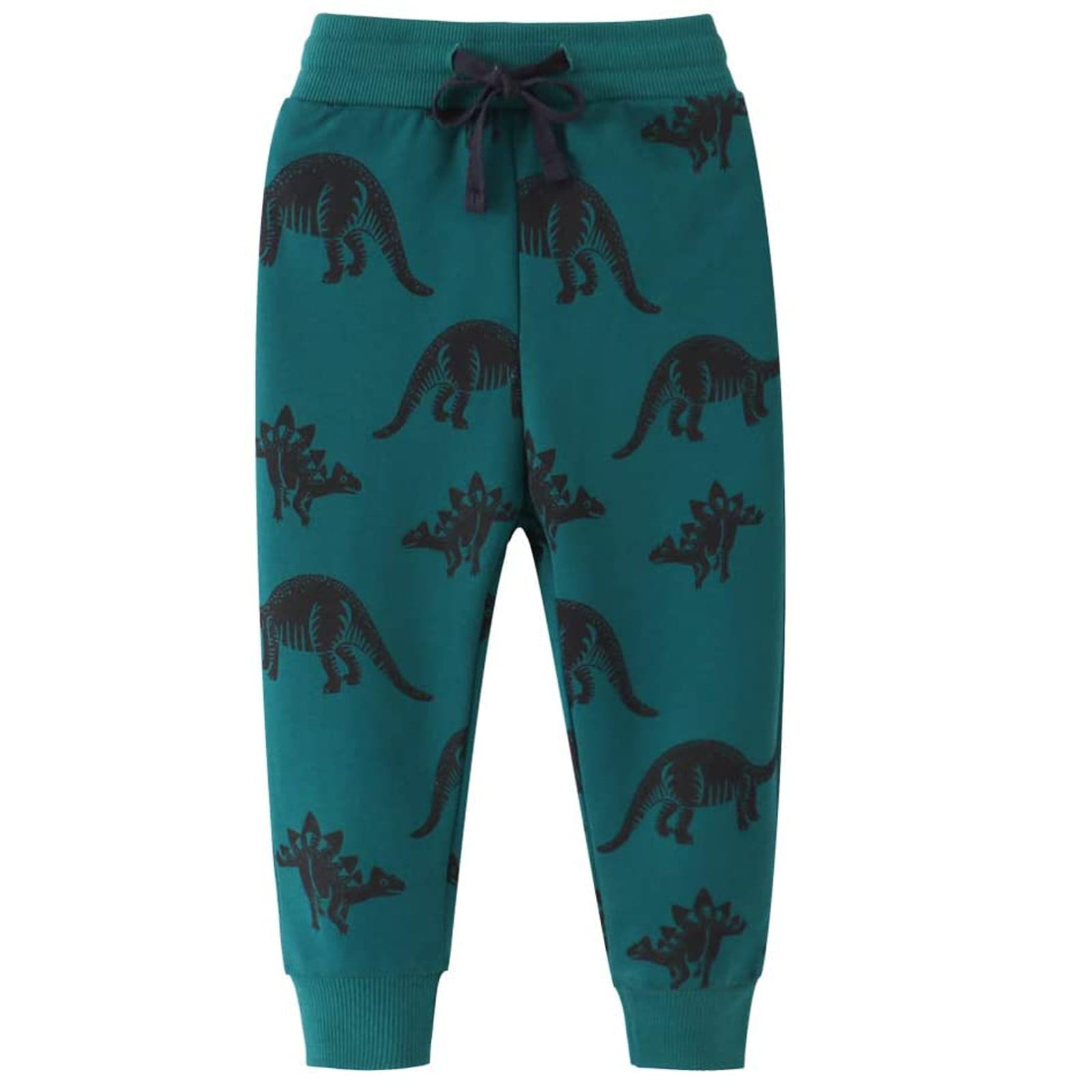 XZNGL Baby Boys Jogger Pants Dinosaur Car Animal Print Drawstring Elastic Sweatpants Walmart