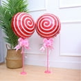 thumbnail image 2 of CIMAXIC Party 3pcs Lollipop Balloon Aluminum Foil Balloon Table Balloon Creative Table Balloon for Party Decoration Base Rod Collar Flower Color Random,17.32"X17.32"X0.04", 2 of 5