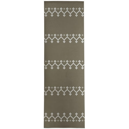 

Zipper Brown Kitchen Mat by Kavka Designs
