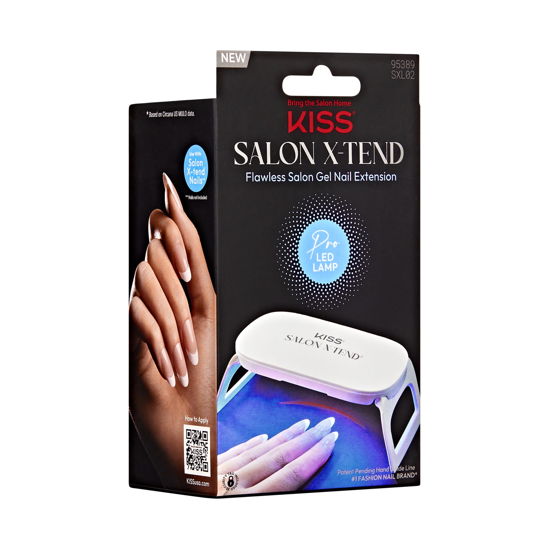 KISS, Salon X-tend Pro LED Lamp, 10W, White, Compact Foldable