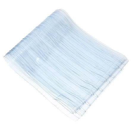 Amosfun Plastic Dog Door Flap Sky Blue PVC 1Pack