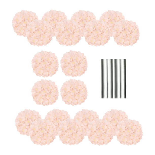 Hortensia Flores Artificiales Accesorios para Fotos Arreglos Florales DIY Decorativos para Rosa