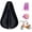 Black, variant on Kids Gel Bike Seat Cushion Cover for Boys & Girls, 9"x6" Breathable & Extra Soft Memory Foam Children Bicycle Saddle Pad with Water&Dust Resistant Cover