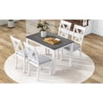 thumbnail image 2 of MDF Top & Rubberwood Legs - Supports 250lbs - Dining Room Gathering - 4-Piece Chair Set, 2 of 6
