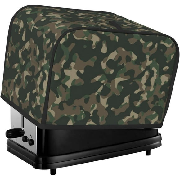 Housse de Grille-Pain 4 Tranches Camouflage Antipoussière Housse pour Machine à Pain Protection contre les Empreintes Digitales Protection pour Moules à Pâtisserie Fente Grand Sac de Grille-Pain Réutilisable Housse pour Petit Électroménager de Cuisine TC278