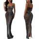 thumbnail image 2 of Vestido largo Zoctuo sexy con tirantes finos con diamantes de imitación para mujer, 2 of 6