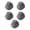 Grey, variant on YIFAEUX 5Pcs Furry Ball Cat Toy Soft Fluffy Faux Fur Ball Washable Fuzzy Ball Cat Bunny-Kick Toy for Indoor Exercise Chasing And Hunting Instincts