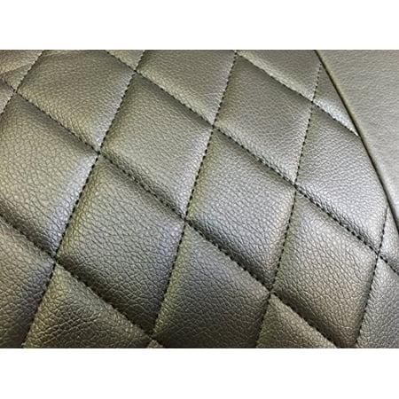 Diamond Pattern Seat - 13 Piece Luxury Diamond Stitch Pattern Leatherette Subaru Black Seat Cover Set - 2 Front Seats, Rear Bench, Steering Wheel Cover, Seat Belt Pads
