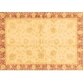 thumbnail image 1 of Ahgly Company Indoor Rectangle Abstract Brown Modern Area Rugs, 5' x 7', 1 of 4