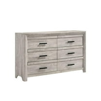 Picket House Furnishings Keely 6-Drawer Dresser in White