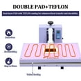 thumbnail image 5 of M optimized Heat Press Machine, Large Operating Panel T-Shirts Heat Press, Fast Heating, Digital Sublimation Printer High Pressure Heat Press Machine for Clothes Canvas Bags Pillows Placemats, 5 of 7