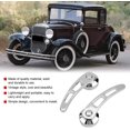 thumbnail image 3 of Manija de puerta de automóvil, 2 piezas, 4 1/4 ", juego de manija de puerta de automóvil vintage plateada, accesorio para automóvil, revestimiento de hierro para, 3 of 5