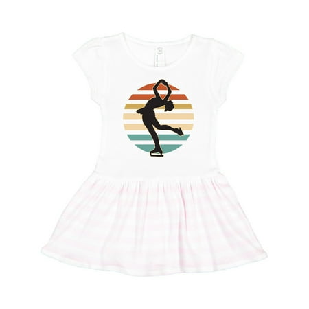 

Inktastic Ice Skating Ice Dancing Gift Toddler Girl Dress