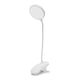 thumbnail image 2 of Lámpara de escritorio LED | Luz de estudio para protección ocular | Lámpara plegable recargable USB con clip | 3 niveles de brillo | Cuello de cisne ajustable en 360° | Blanco cálido 4500K | para, 2 of 6