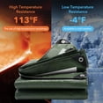 thumbnail image 3 of BN-LINK 9×9 Feet Tarp Cover, Waterproof & Weather Proof Multipurpose Protective Cover with Aluminum Grommets Every 6.5 ft, Heavy Duty Poly Tarp for Camping, Tent, Car, Green, 3 of 7