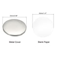 thumbnail image 2 of Unique Bargains 0.98inch Blank Button Making Supplies,50Pcs Badge Parts for Button Maker Machine, 2 of 5