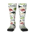 thumbnail image 2 of Lsque Cute Dinosaurs Printed Crew Socks Men's Women's LightWeight Thin Casual Calf Socks ,Knee High Socks,Cotton Socks, 2 of 9