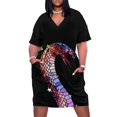 thumbnail image 1 of n vestido colgante con bolsillo para mujer elegante vestido de novia para invitadas, 1 of 7