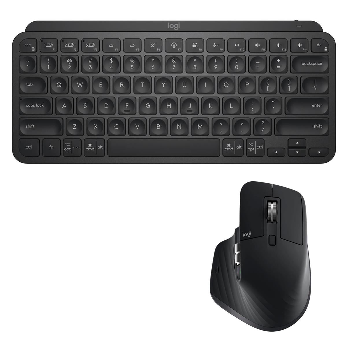 Logitech MX Keys S Wireless Keyboard with MX Anywhere 3S Mouse 